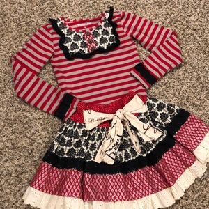 Mustard Pie Size 6 Christmas Outfit